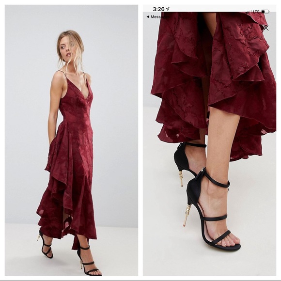 Ruffle Midi Dress - Picture 2 of 3